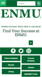 Mobile Screenshot of enmu.edu